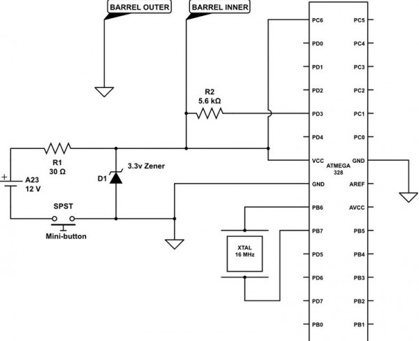 electronic hotel door vulnerability using stealth lock circuit – Circuit Schematic
