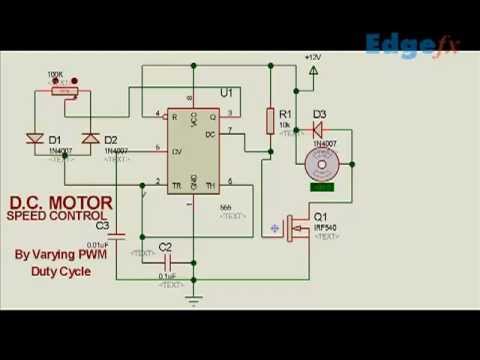 PWM DC pulse motor controller