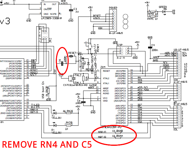 Arduino Uno - Programming With A Serial Port circuit
