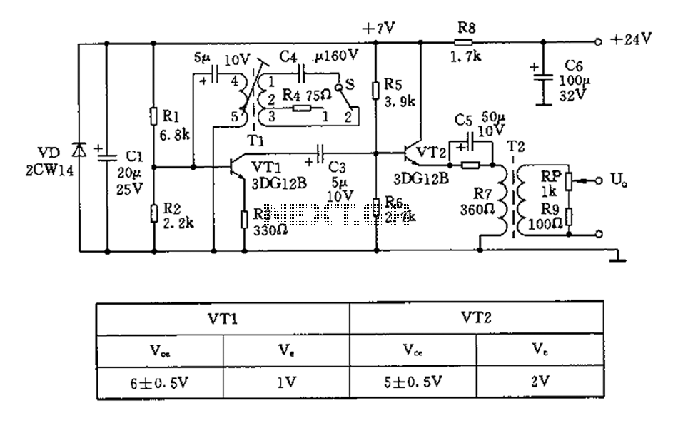 450 800Hz signal generator circuit diagram circuit