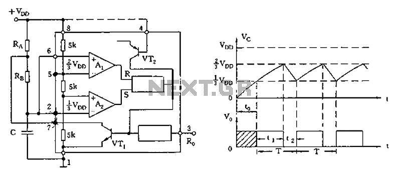 555 astable multivibrator circuit diagram circuit