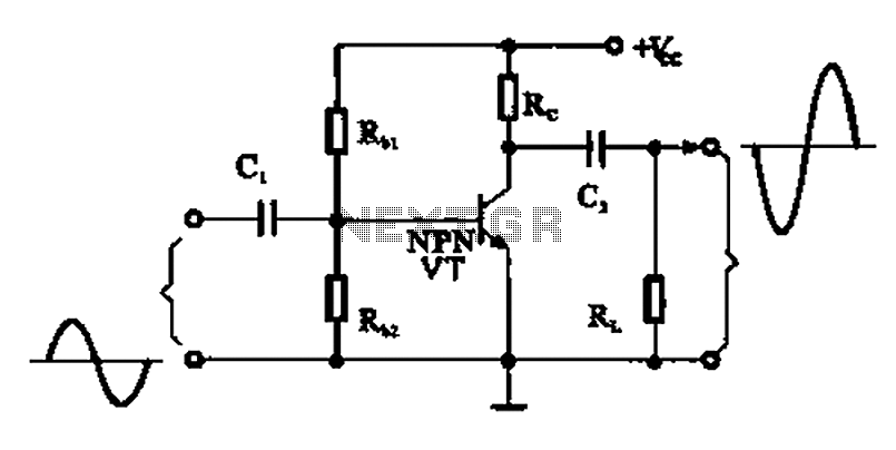 A common emitter amplifier circuit