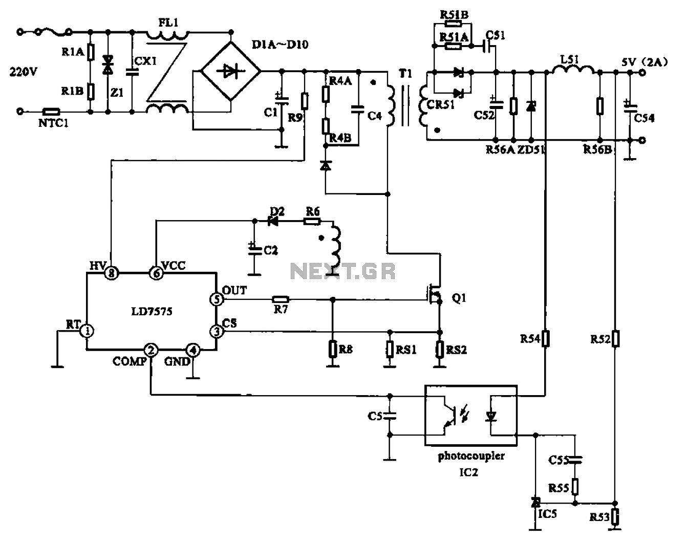 AC adapter circuit