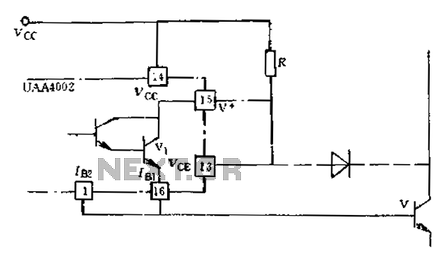Anti-saturation function delete circuit schematics circuit