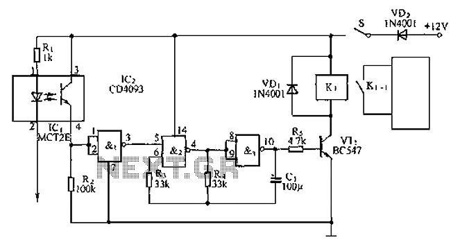 Anti-theft car audio system circuit diagram circuit