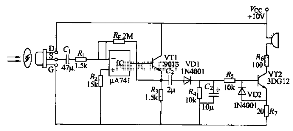Burglar alarm circuit