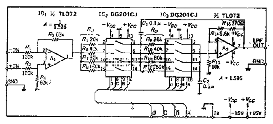 By setting the cutoff frequency of the programmable digital low-pass filter circuit