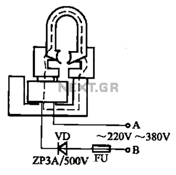 One simple charging circuit b porcelain circuit