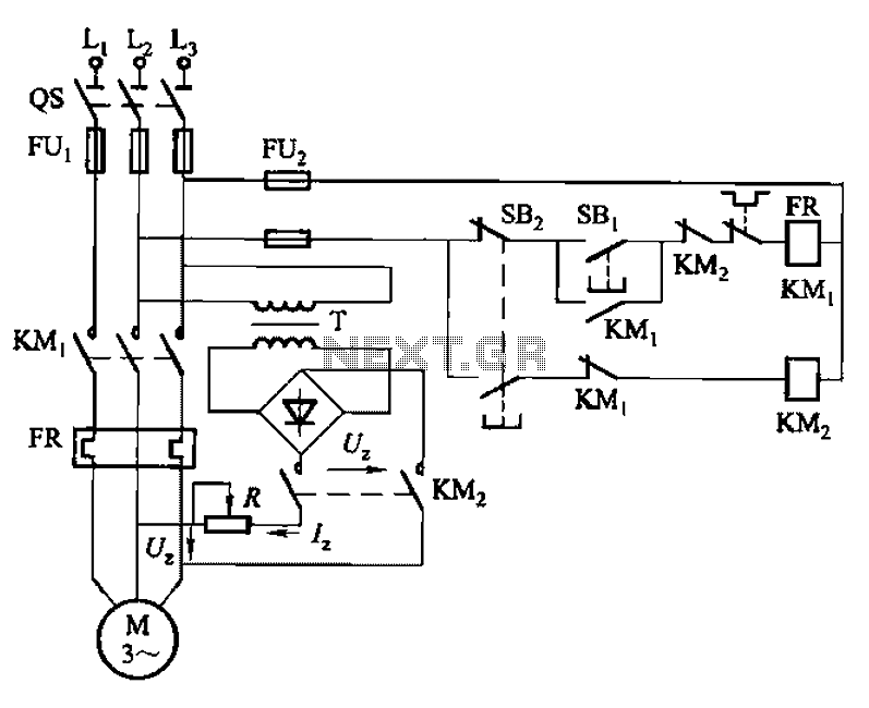 One-way operation of a dynamic braking circuit