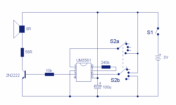 Sound Effects Generator circuit