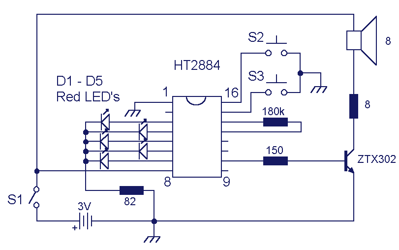 Sound Effects Generator 2 circuit