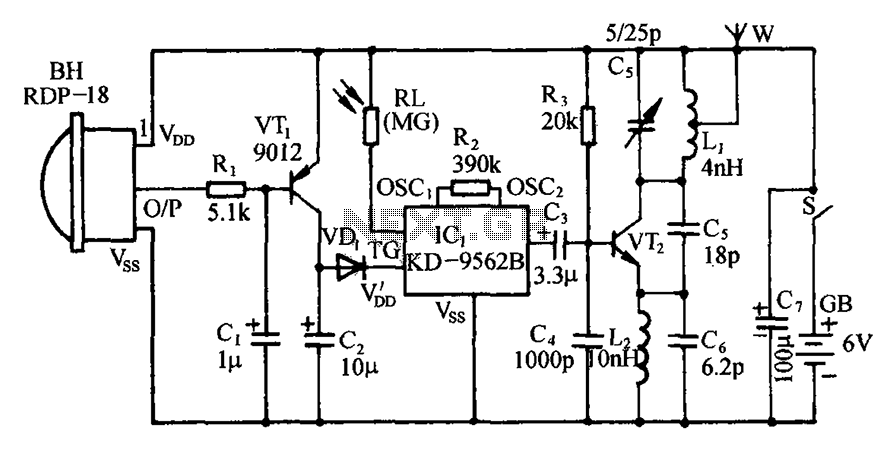 Bank the Chamber of Secrets to prevent security wireless transmitter circuit diagram circuit