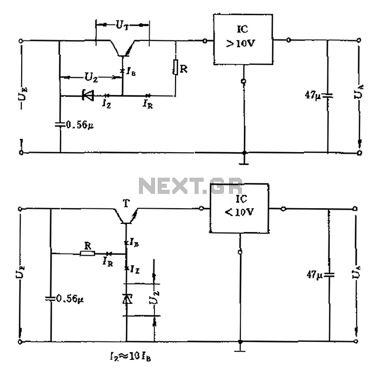 High operating voltage regulator circuit diagram circuit