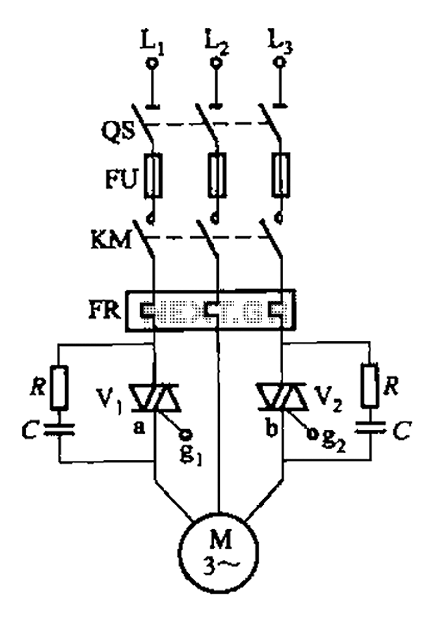 Intermittent start and stop cycle control circuit Five of a circuit