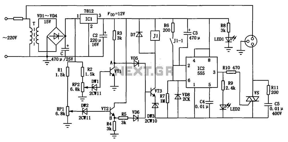 Multifunction appliance protection circuit diagram circuit