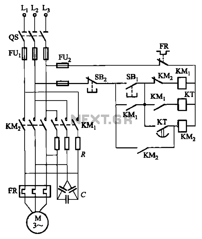 RC Combined voltage starting circuit