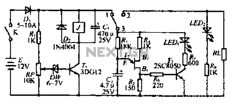 Tip a battery discharge control circuit