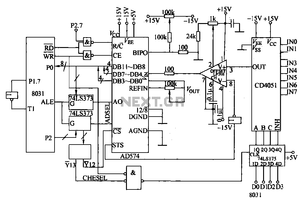 Data acquisition system circuit
