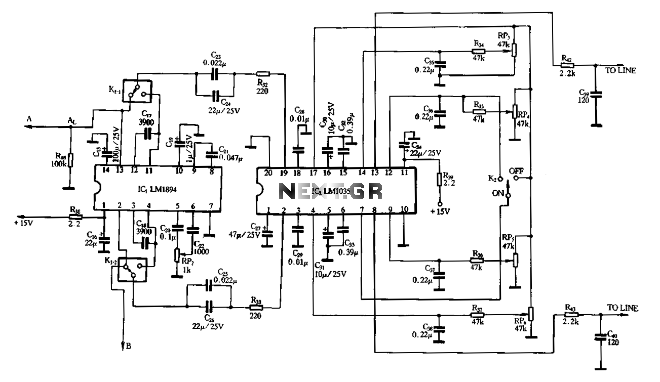 Dynamic noise reduction with DC volume control circuit