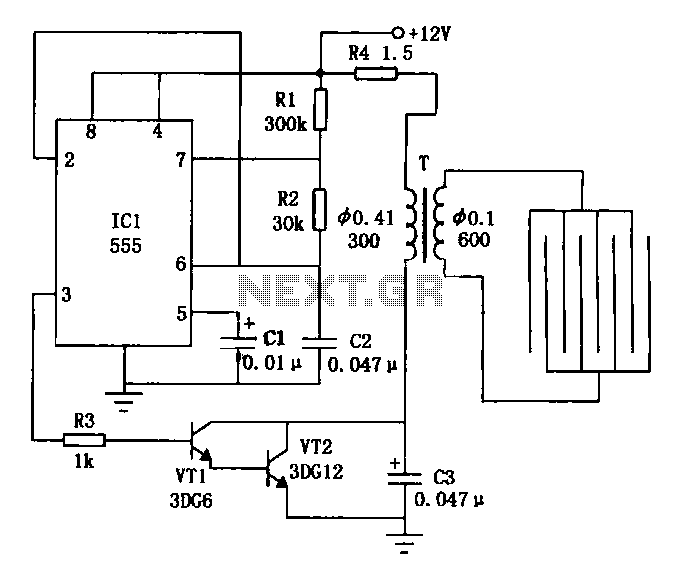 Electronic fly disinfestation circuit