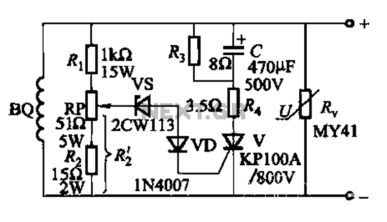 High voltage generator excitation set overvoltage protection circuit