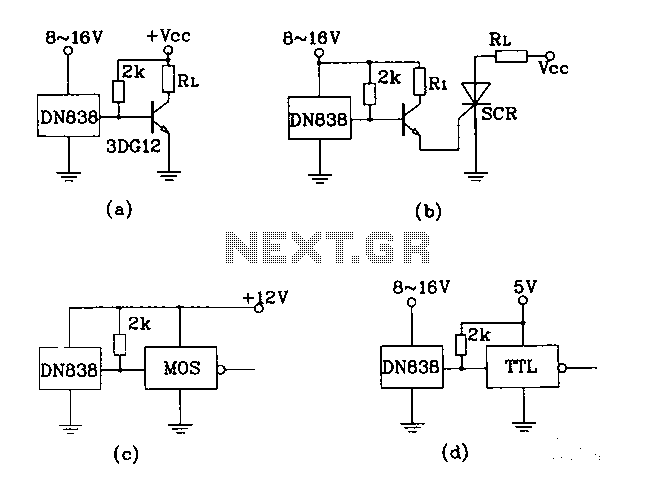 ND838 application circuit