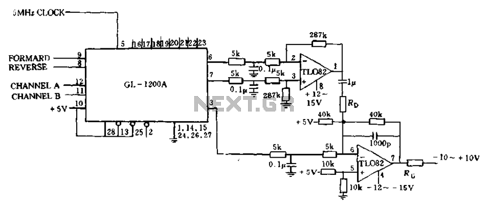 Which only uses the 5V power supply connection circuit