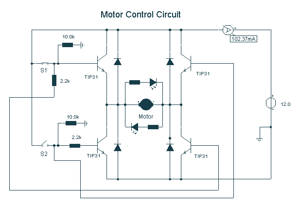 DC Motor Control Circuit