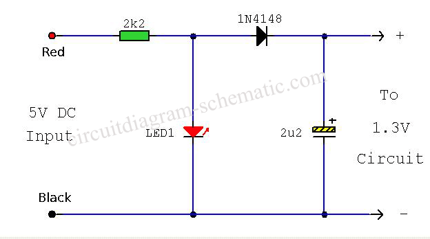 schematic 1 3 volt power source – Circuit Schematic