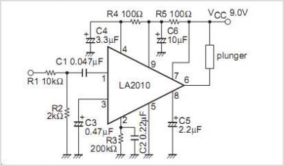 LA2010 Audio Level Sensor – Circuit Schematic