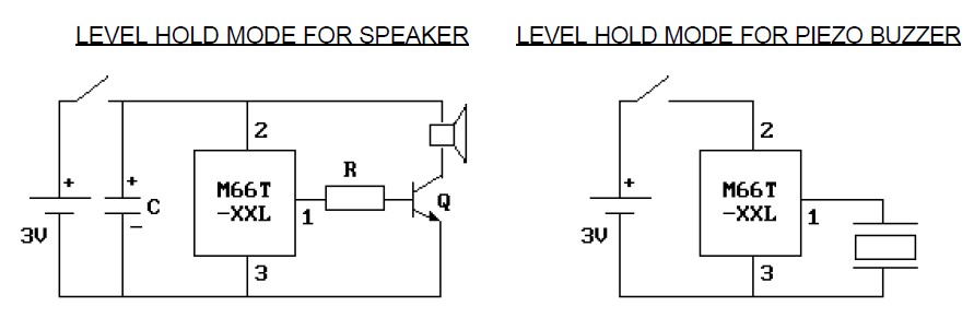 M66T Melody Generator diagram circuit