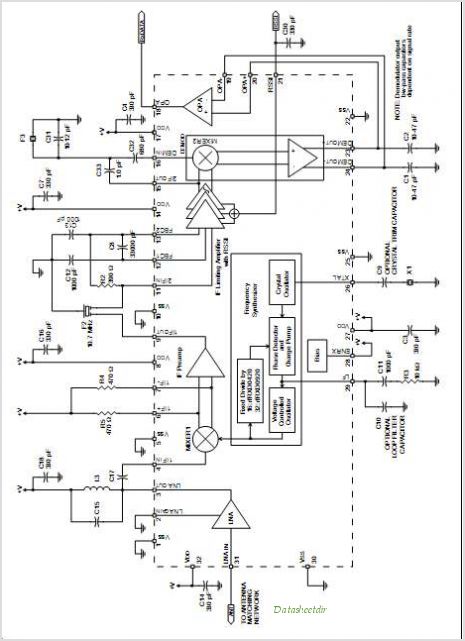 RFRXD0920 UHF ASK/FSK/FM Receiver – Circuit Schematic