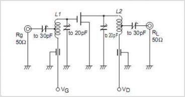 2SK543 FM Tuner VHF Band Amplifier – Circuit Schematic