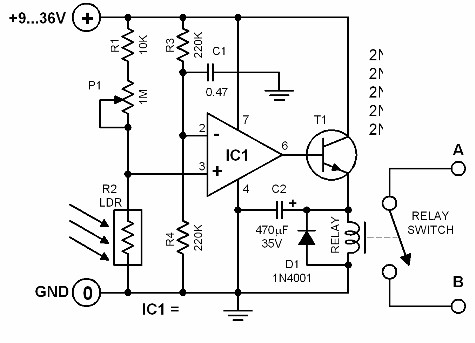 light activated switch circuit