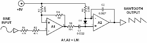 synchronized sawtooth – Circuit Schematic
