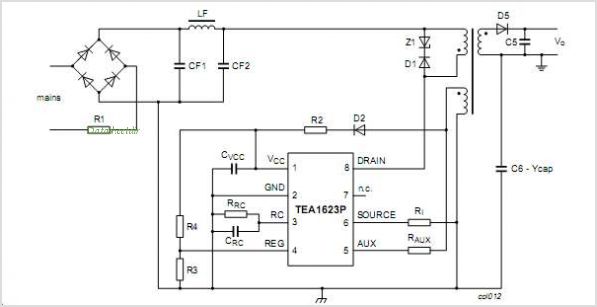 TEA5711 TEA5711; TEA5711T AM/FM Stereo Radio Circuit – Circuit Schematic