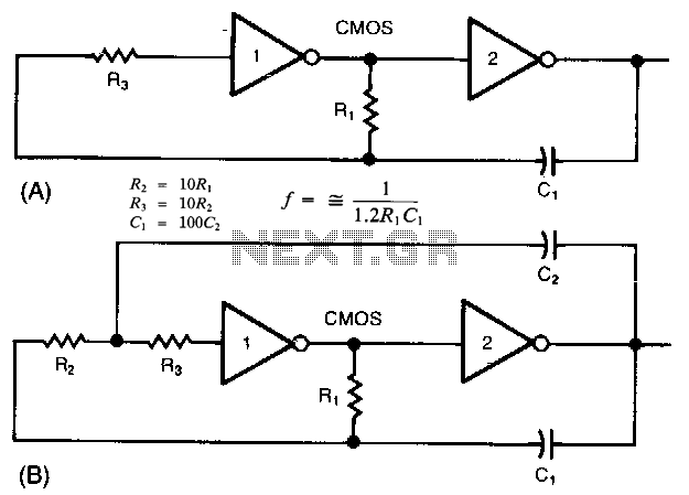 Cmos-oscillator circuit