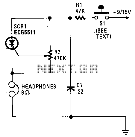 Code-practice-oscillator circuit