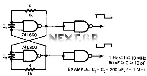 5-V-oscillator circuit