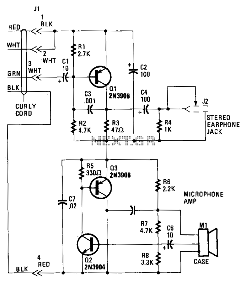 Hands-free-telephone circuit