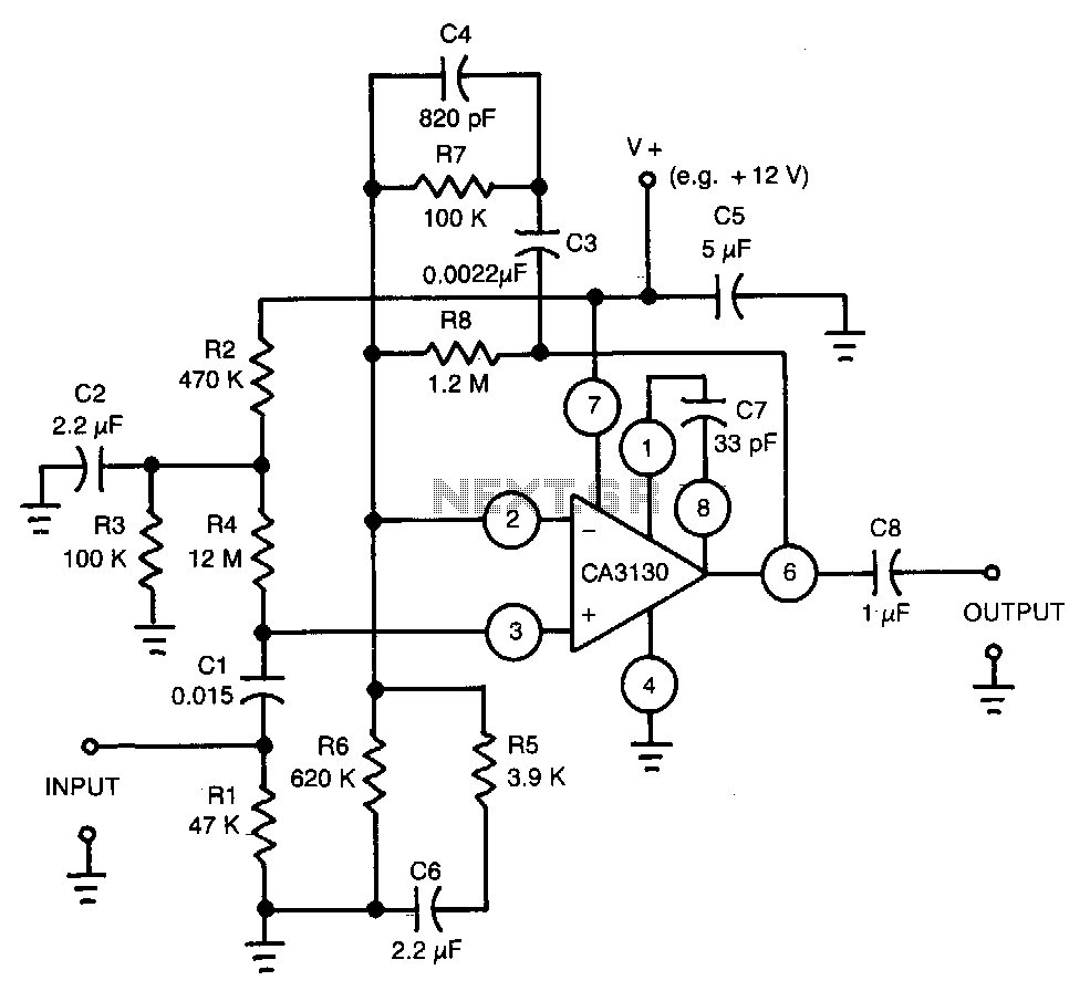 Equalized-preamp-for-magnetic-phonograph-cartridges circuit