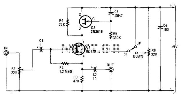 Audio Fader circuit