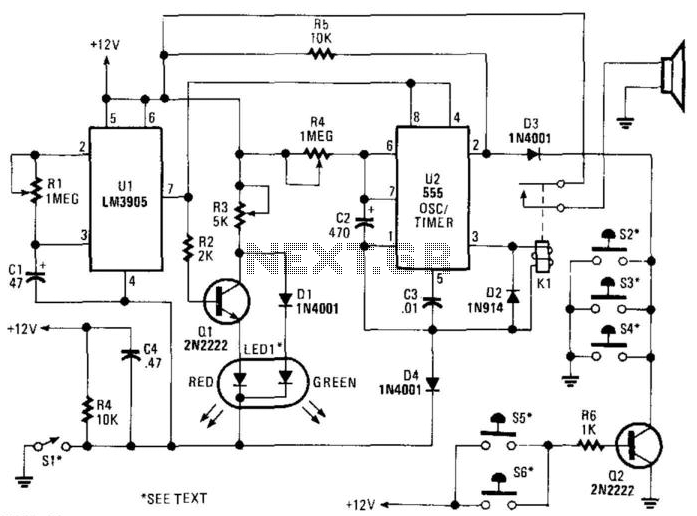 Auto Alarm circuit