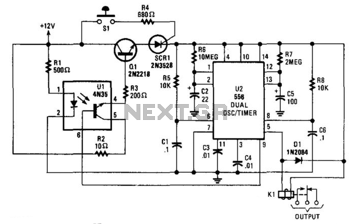 Burglar Alarm With Timed Shutoff
