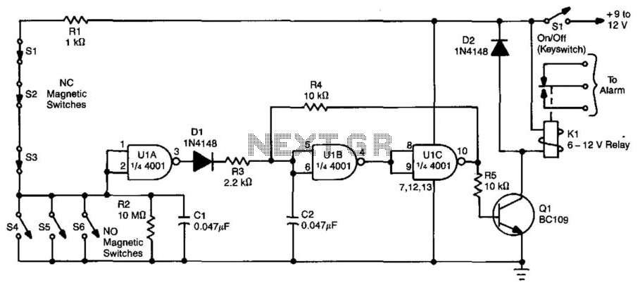 Simple Burglar Alarm circuit