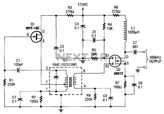 455Khz Am IF Signal Generator circuit