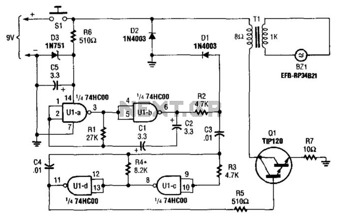 Sonic Defender circuit