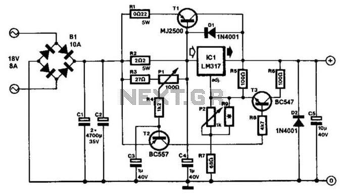 Mini-Drill Control – Circuit Schematic