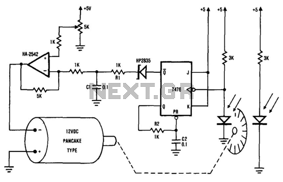 Dc Motor-Speed Control – Circuit Schematic