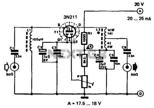 Wideband Rf Amplifier circuit